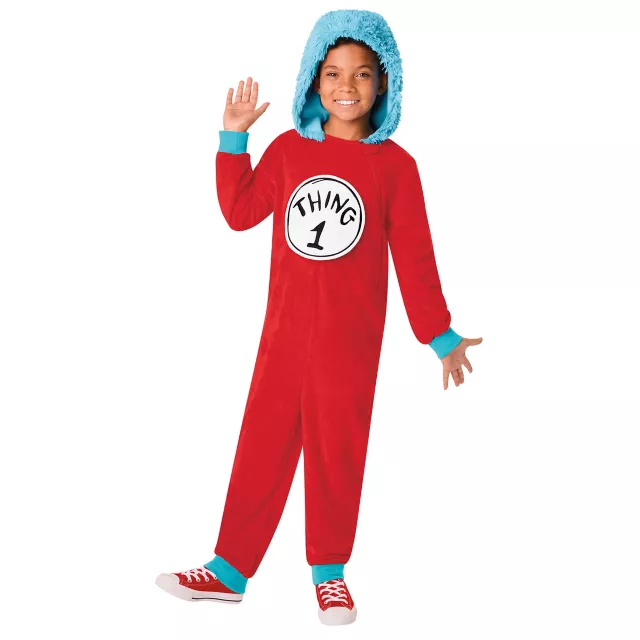 Kids Thing 1 and 2 Jumpsuit Costume - The Cat in the Hat