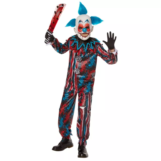 Kids Dark Carnival Clown Costume