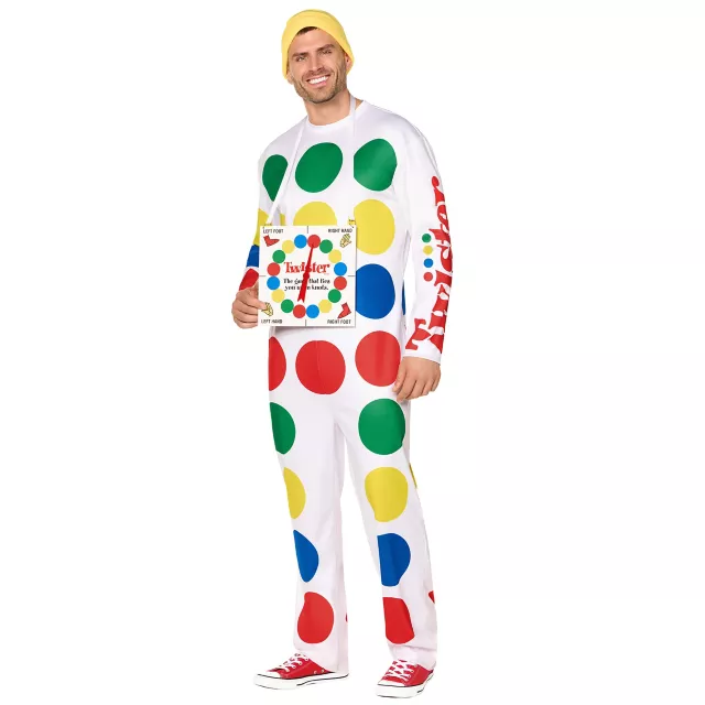 Adult Twister Board Game Jumpsuit Costume