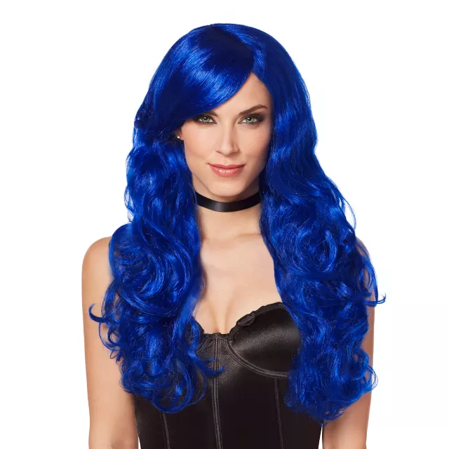 Blue Curls Wig