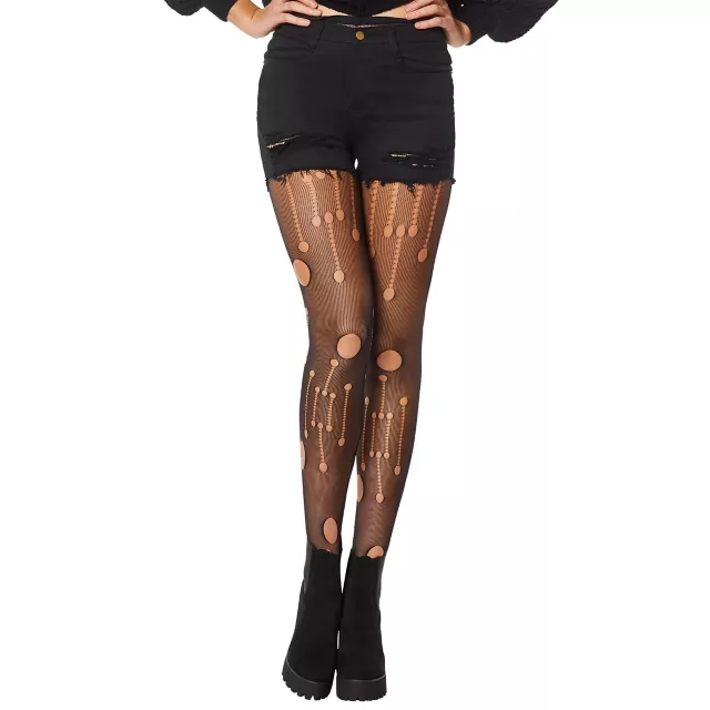 Distressed Plus Size Tights