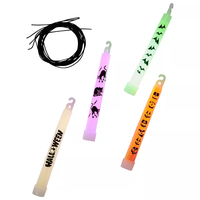 Halloween Icon Glow Sticks - 4 Pack