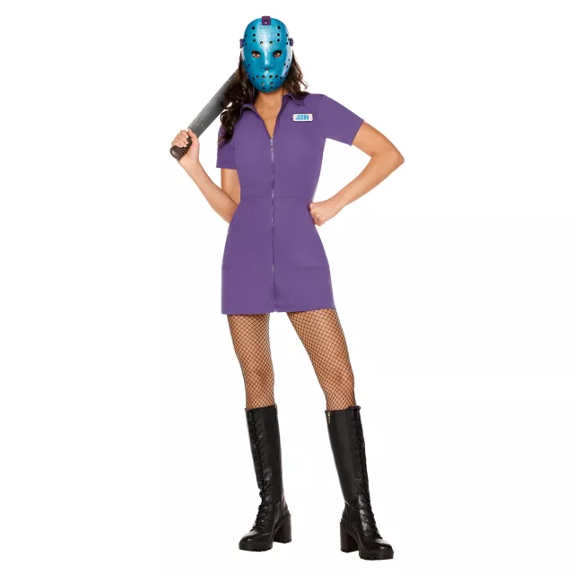 Adult Retro Jason Utility Dress Costume - Friday the 13th The Game