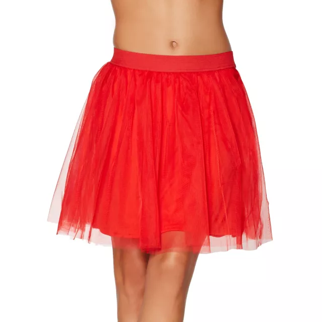 Red Tulle Skirt