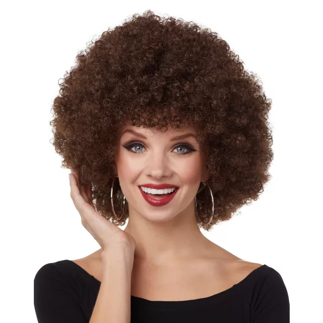 Brown Curly Wig