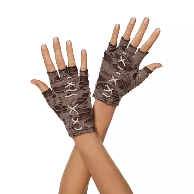 Tattered Witch Doctor Gloves