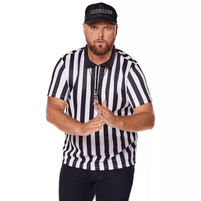 Adult Referee Plus Size Costume Kit