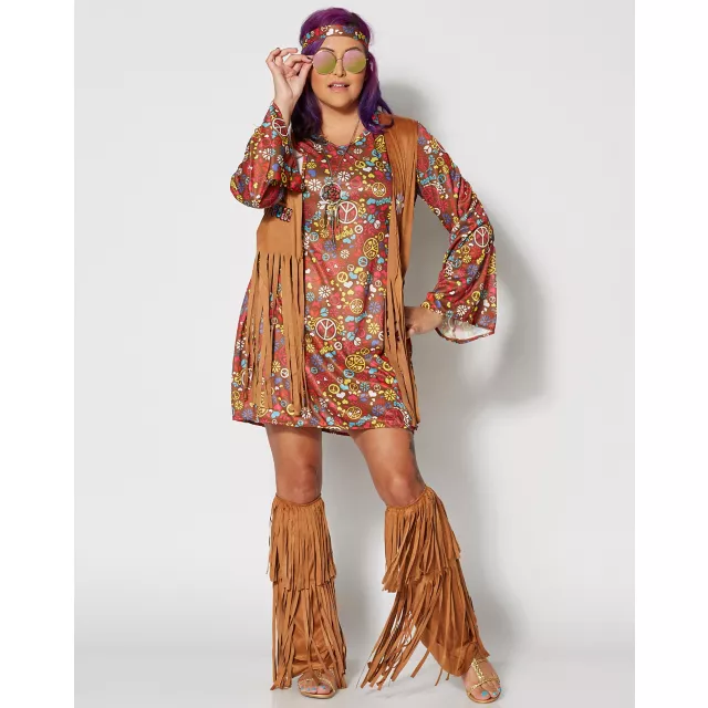Adult Peace and Love Hippie Costume
