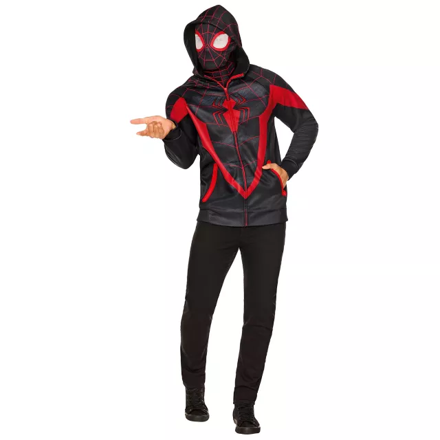 Adult Miles Morales Costume Top and Mask - Spider-Man Classic