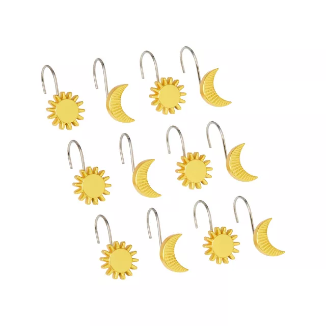Celestial Noir Shower Hook Set