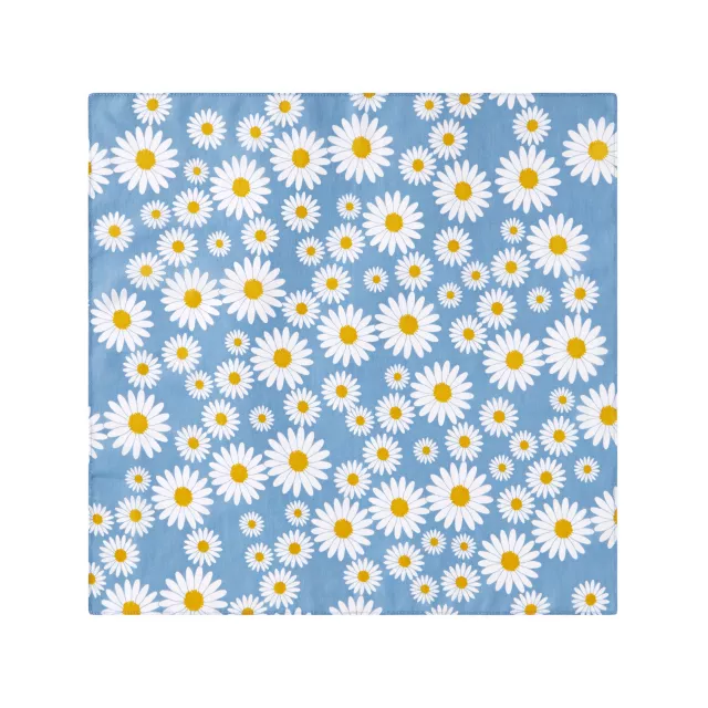 Blue Daisy Bandana