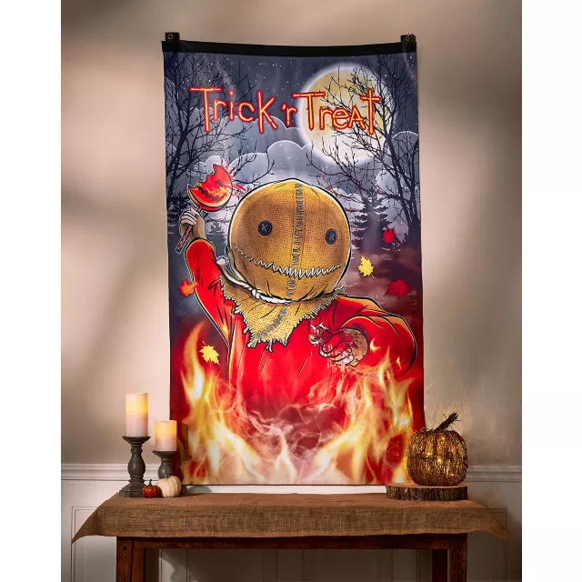 Flaming Sam Flag - Trick 'r Treat