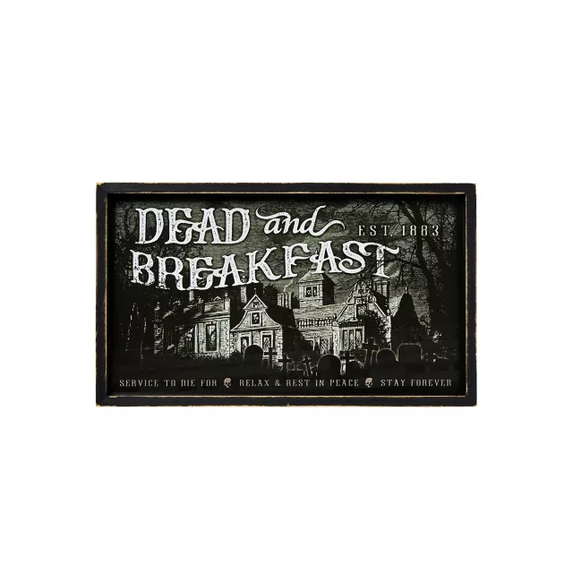 Dead and Breakfast Sign