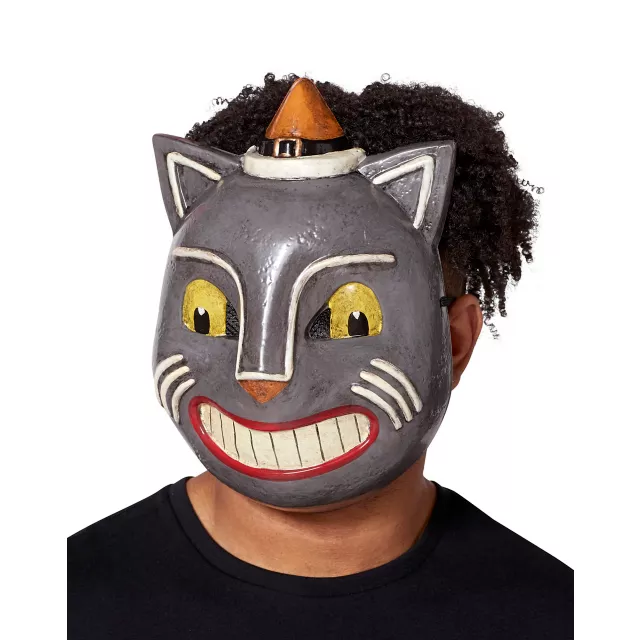 Vintage Cat Half Mask