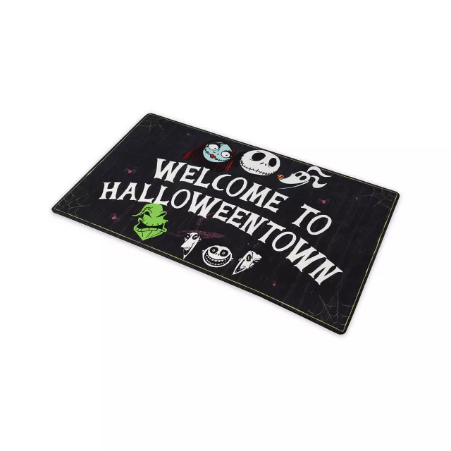 Welcome to HalloweenTown Doormat - The Nightmare Before Christmas
