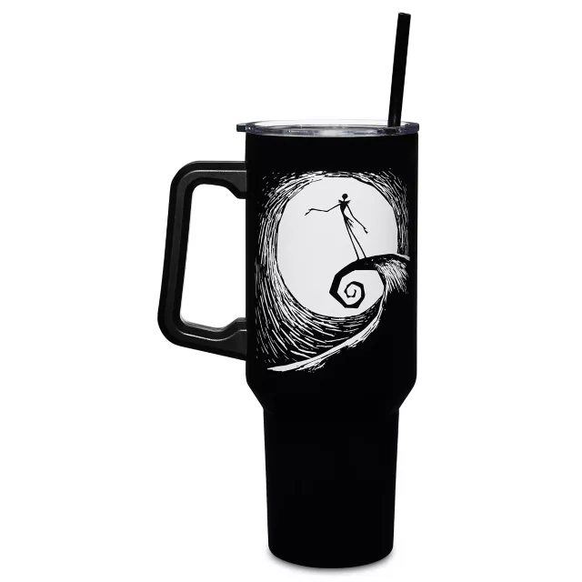 The Nightmare Before Christmas Jack Skellington Travel Tumbler with Straw - 40 oz.