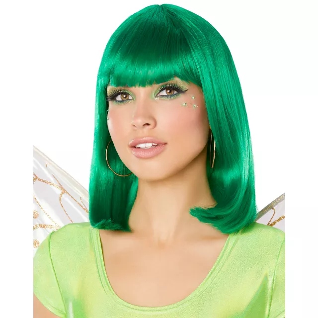 Green Pageboy Wig
