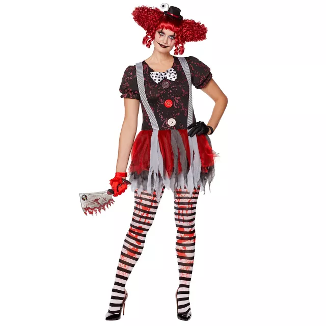 Adult Horror Clown Plus Size Costume