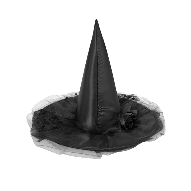 Black Spider Witch Hat