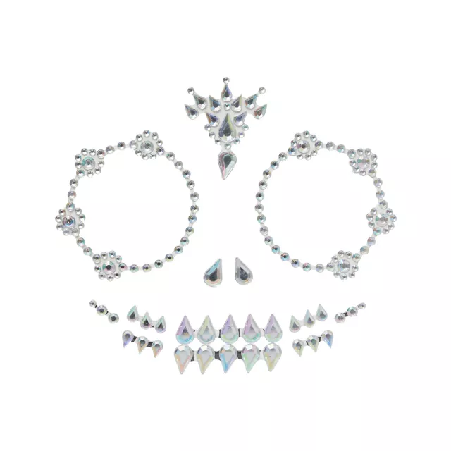 Skeleton Jewel Face Decals