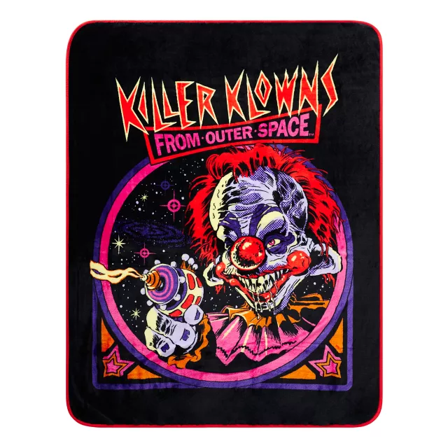 Killer Klowns from Outer Space Retro Fleece Blanket