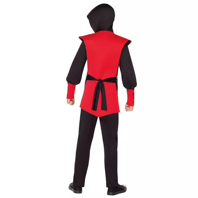 Kids Red Skull Ninja Costume