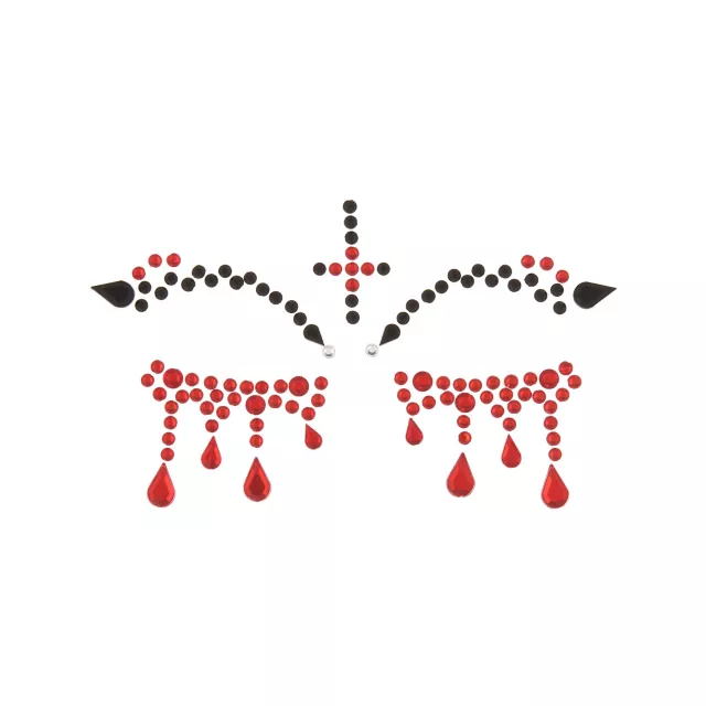 Jewel Vampire Face Decal
