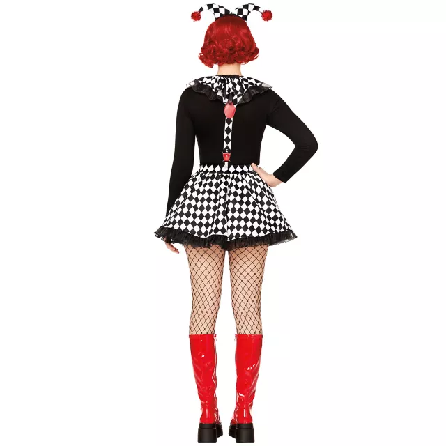 Adult Harlequin Clown Costume