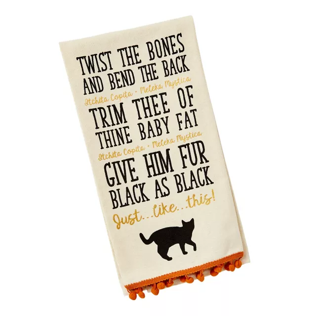 Binx Cat Spell Dish Towel - Hocus Pocus