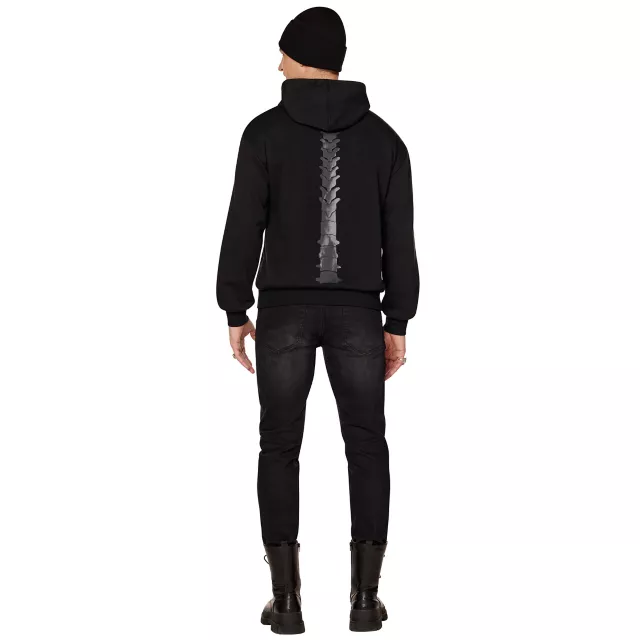 Adult Black Skeleton Hoodie