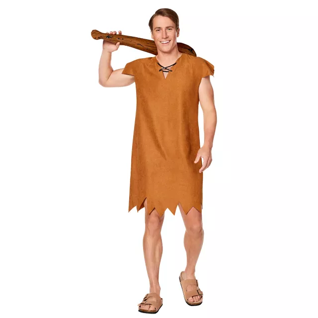 Adult Barney Rubble Plus Size Costume - The Flintstones
