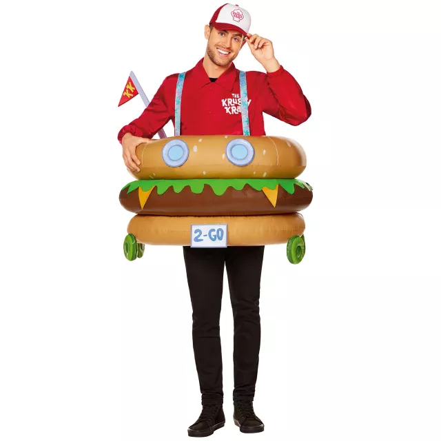 Adult Patty Wagon Ride-Along Inflatable Costume - SpongeBob SquarePants