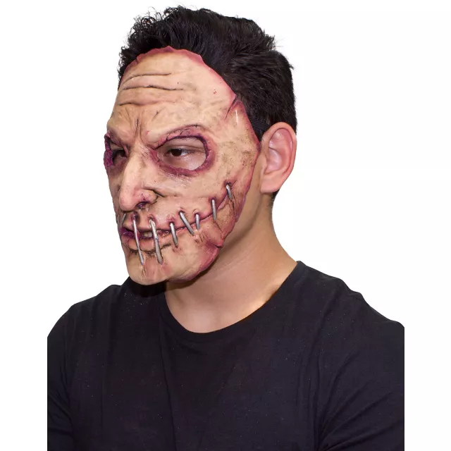 Stitched Smile Half Mask