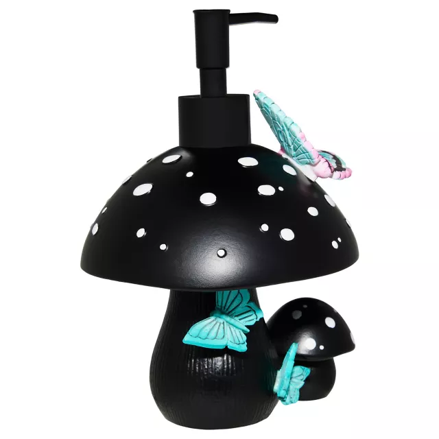 Mushroom and Butterfly Soap Dispenser