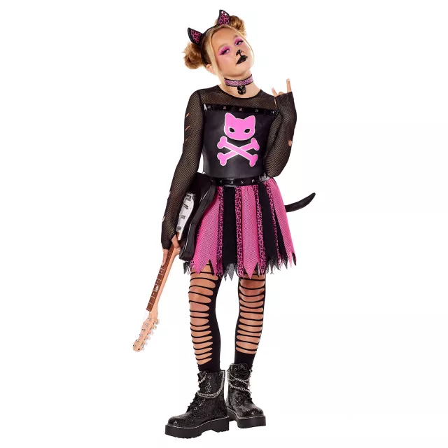 Kids Punk Kitty Costume