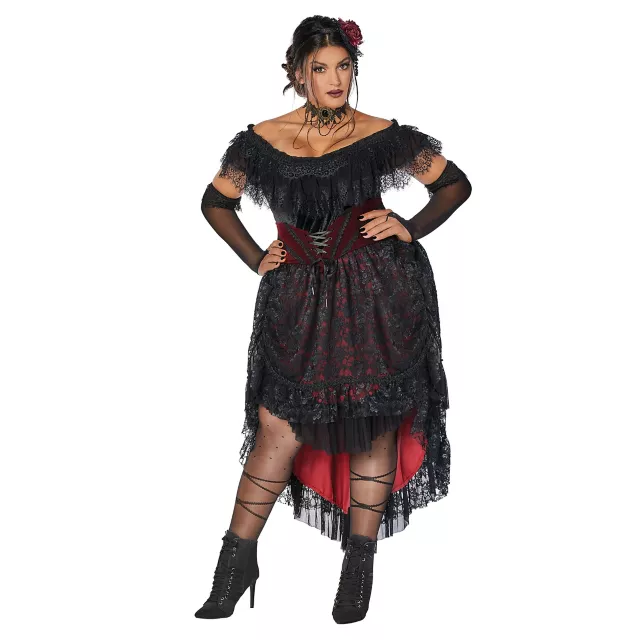 Plus Size Victorian Vampire Dress Costume - The Signature Collection