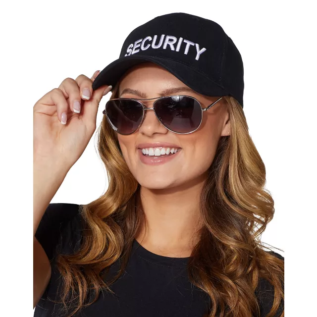 Black Security Hat
