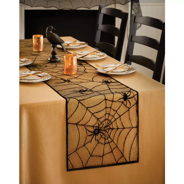 Spider Web Table Runner