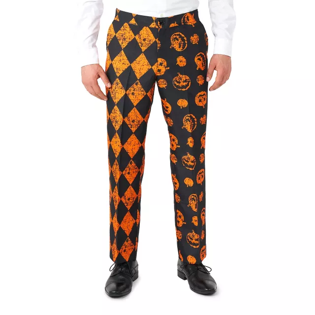 Adult Distressed Pumpkin Party Suit