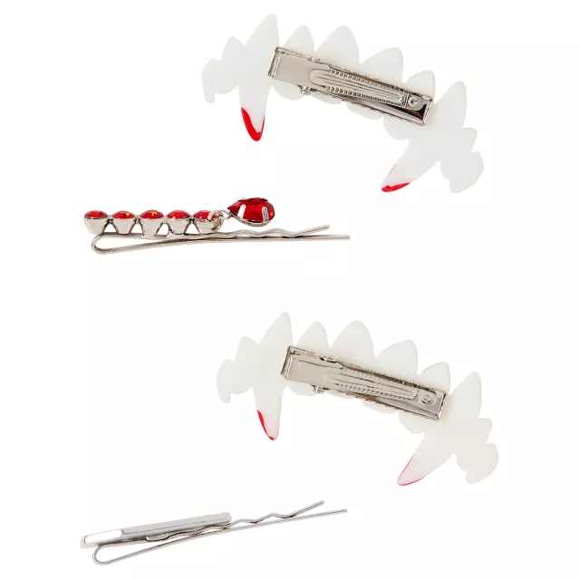 Vampire Teeth Hair Clips