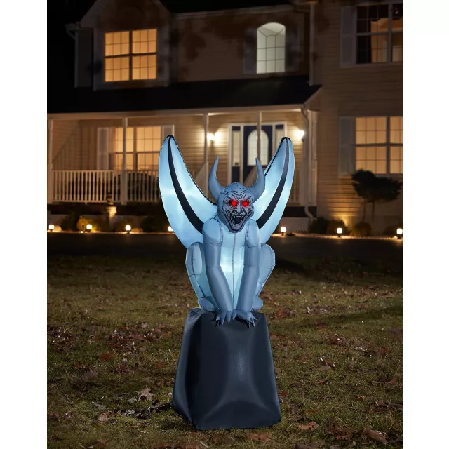5 Ft Light-Up Gargoyle Inflatable Decoration