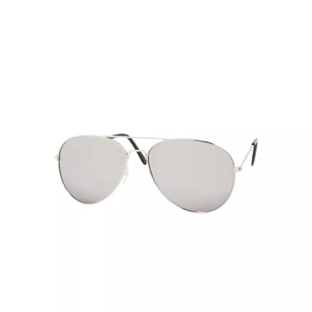 Silver Aviator Sunglasses