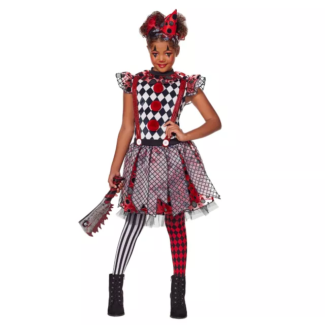 Kids Misfit Clown Costume