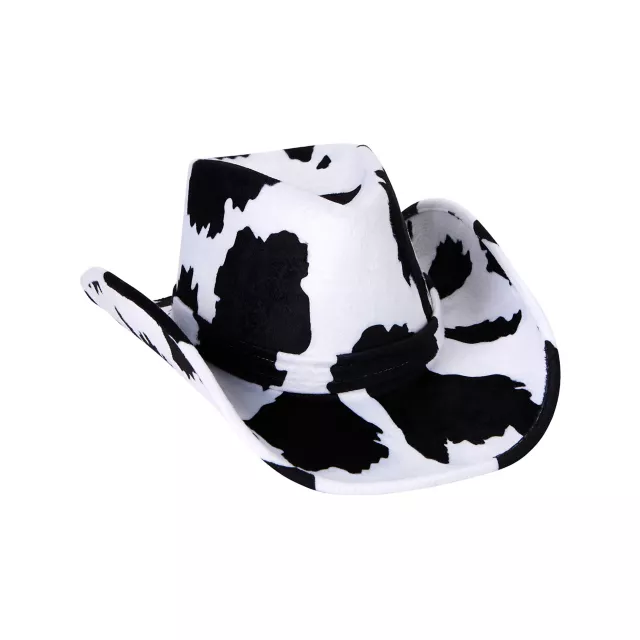 Cow Print Cowboy Hat