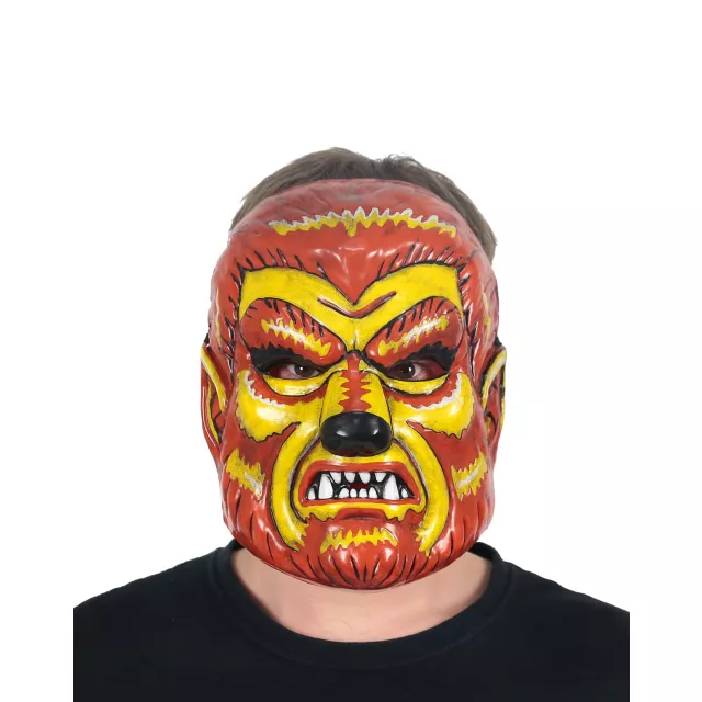 Vintage Werewolf Half Mask