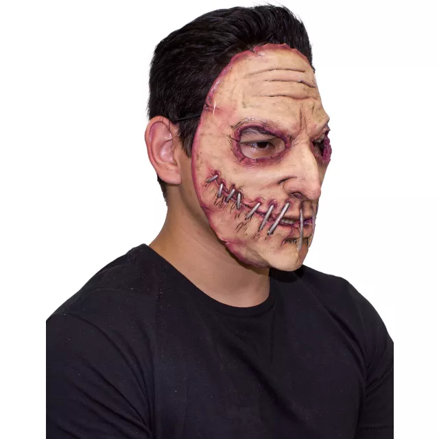 Stitched Smile Half Mask