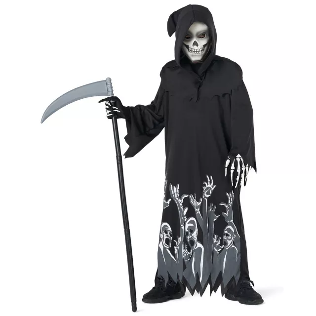 Kids Glow in the Dark Grim Reaper Costume