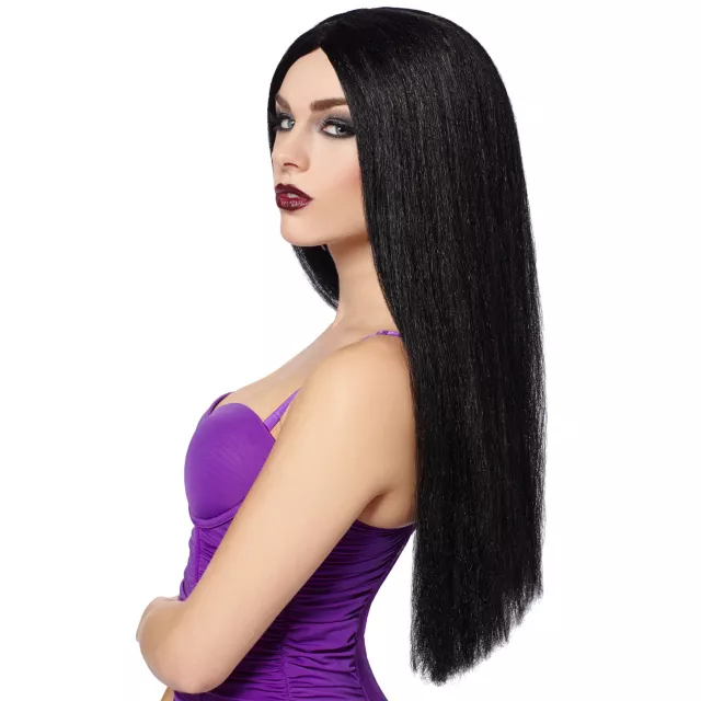 Long Black Witch Wig