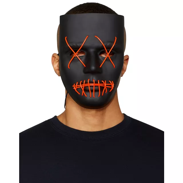 Light-Up EL Wire X Eyes Mask