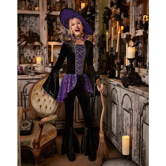 Kids Dark Magic Witch Costume